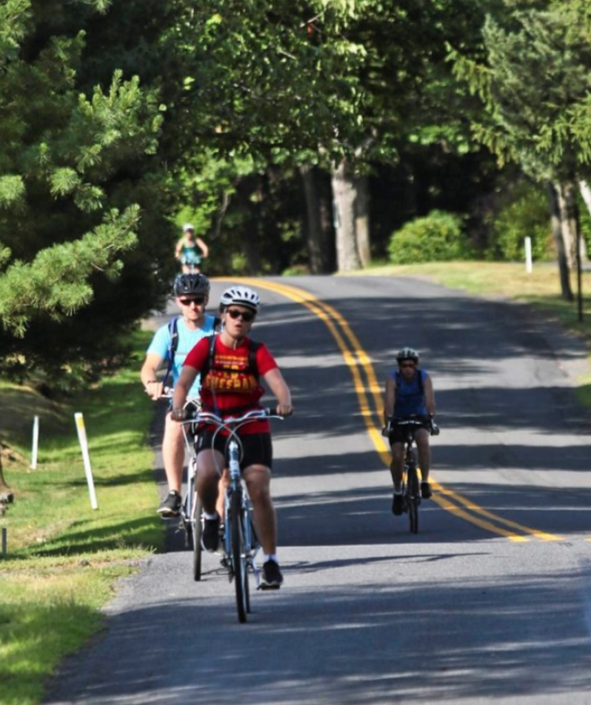 The EP NEPA crew sets out for Nicholson, from Clarks Summit (photo courtesy of Michael Mullen)