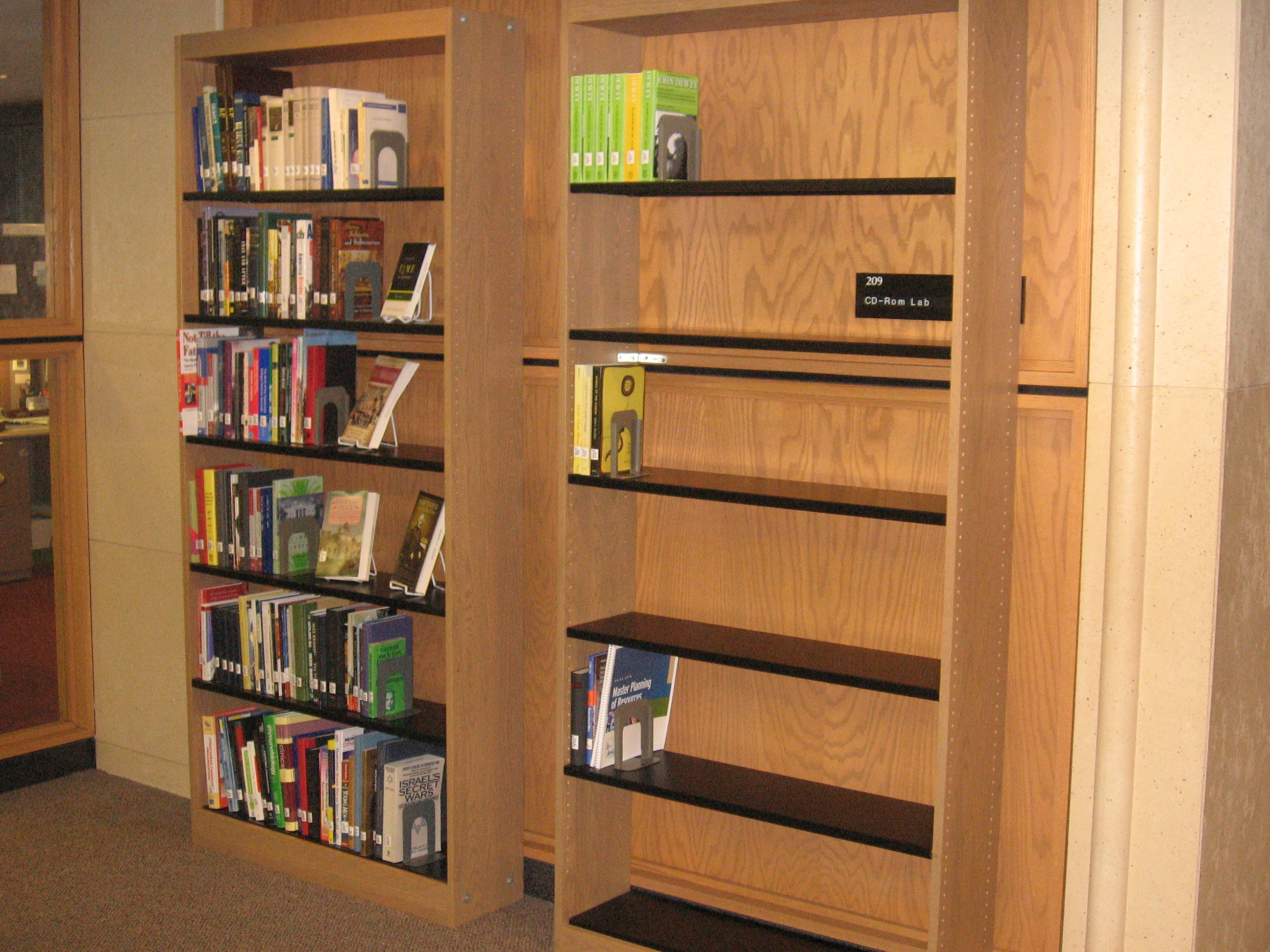 “New Books” Bookshelves have a new home – UofSLibrary News