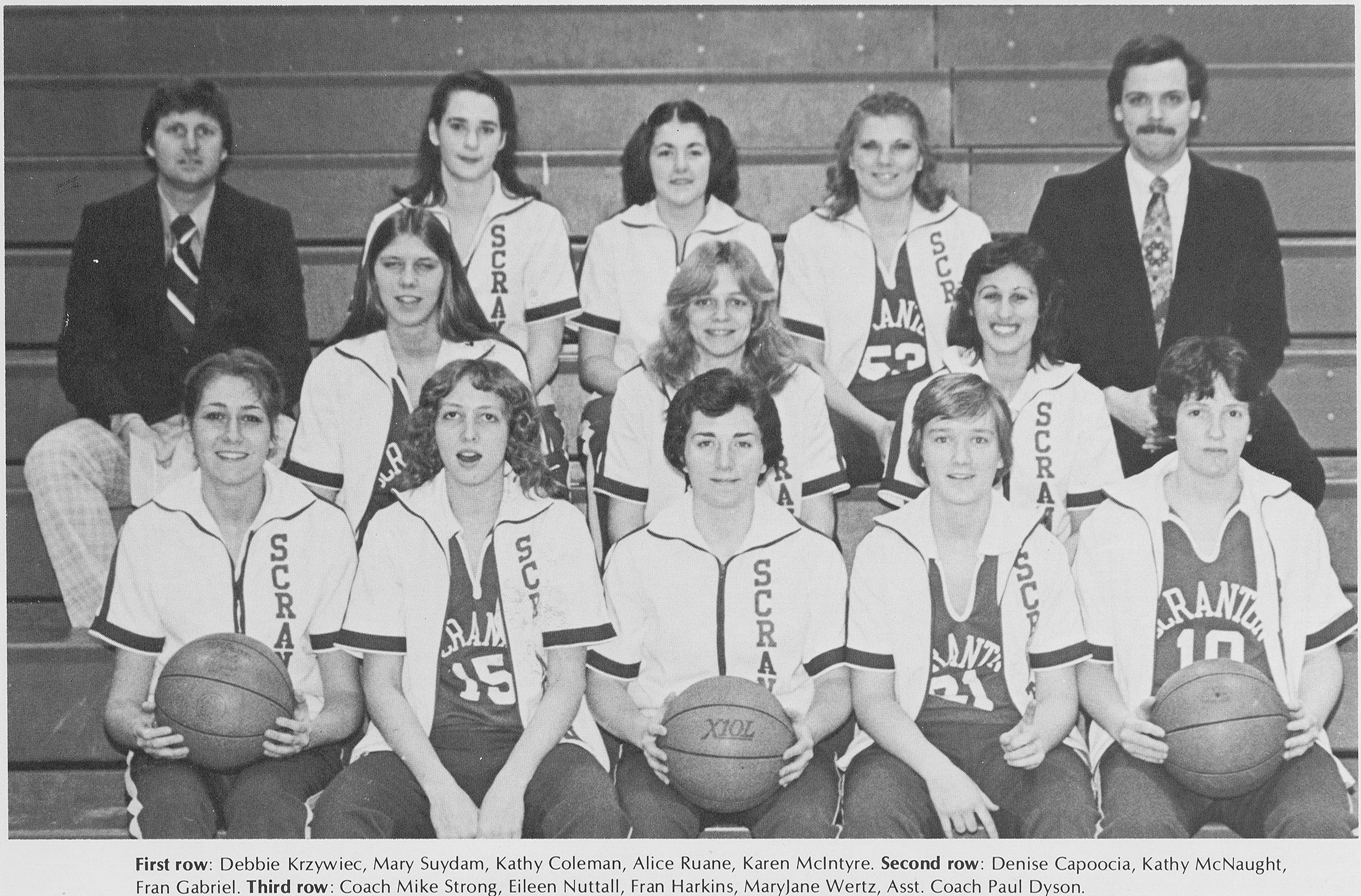 Mike Strong with the 1980 Lady Royals
