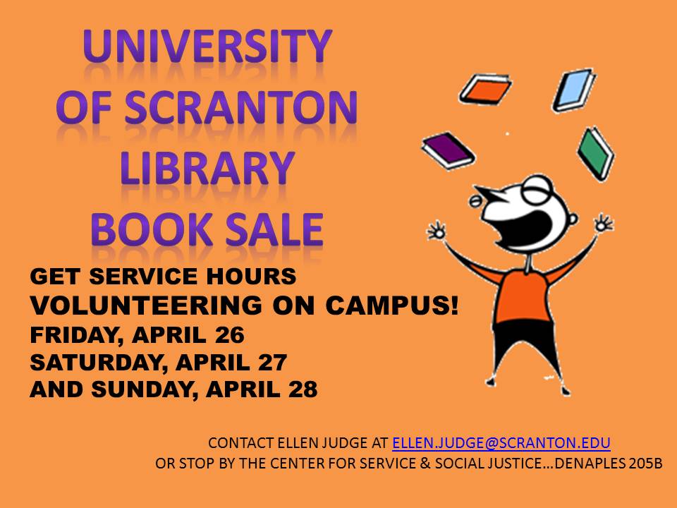 LIBRARY BOOK SALE 2013 Call for Volunteers
