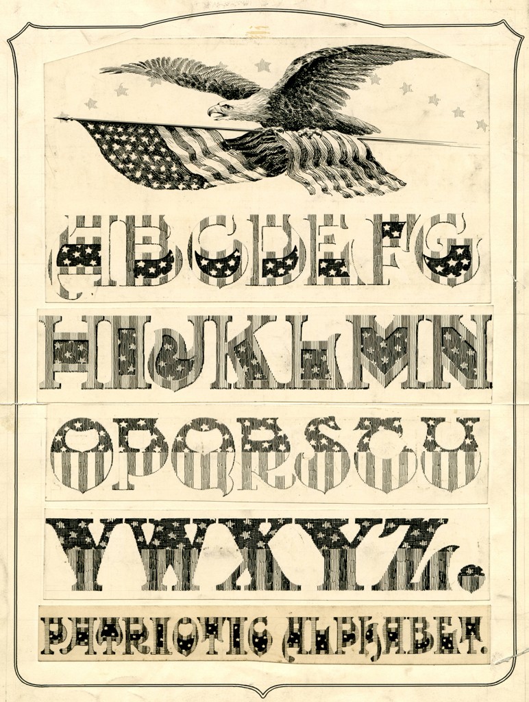 Patriotic Alphabet (undated), by Charles Paxton Zaner