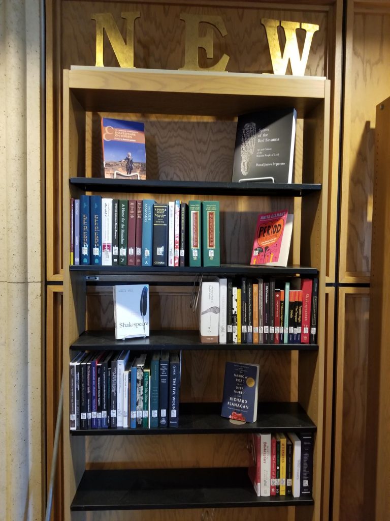 New Books Book Shelf