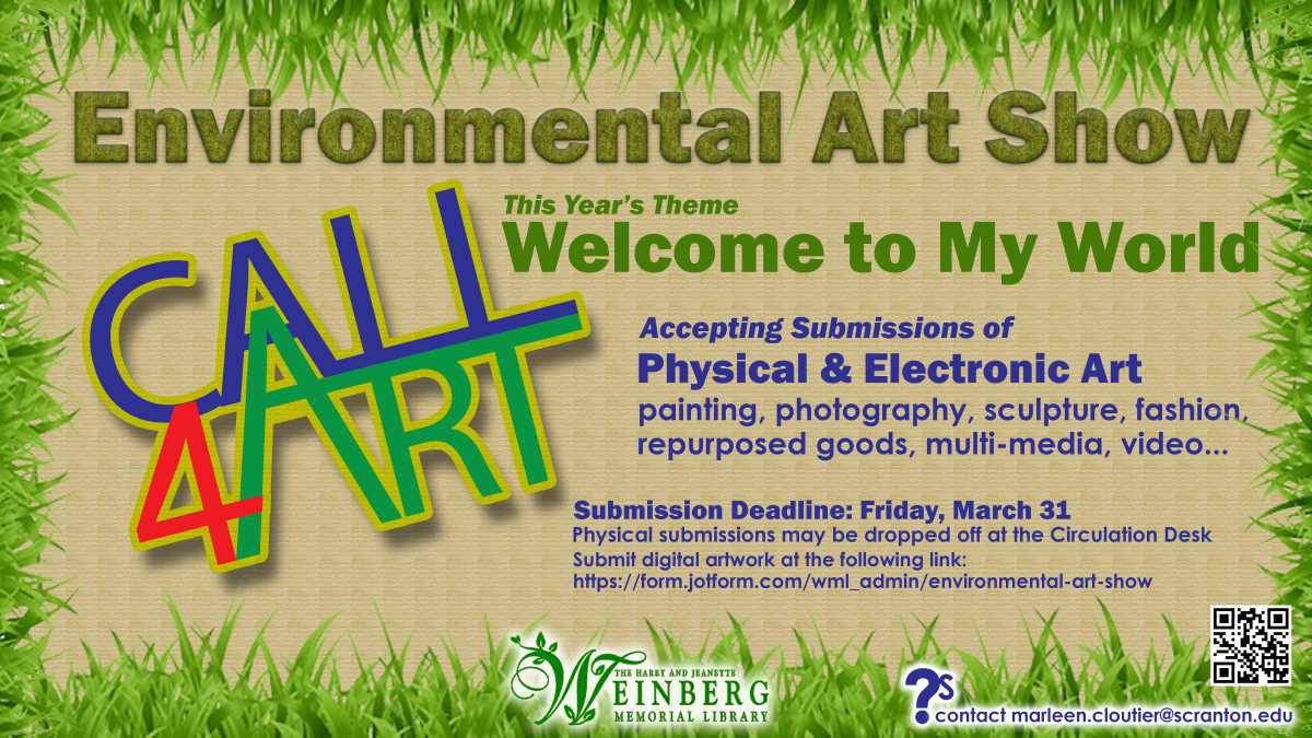 Environmental Art Show Call for Art